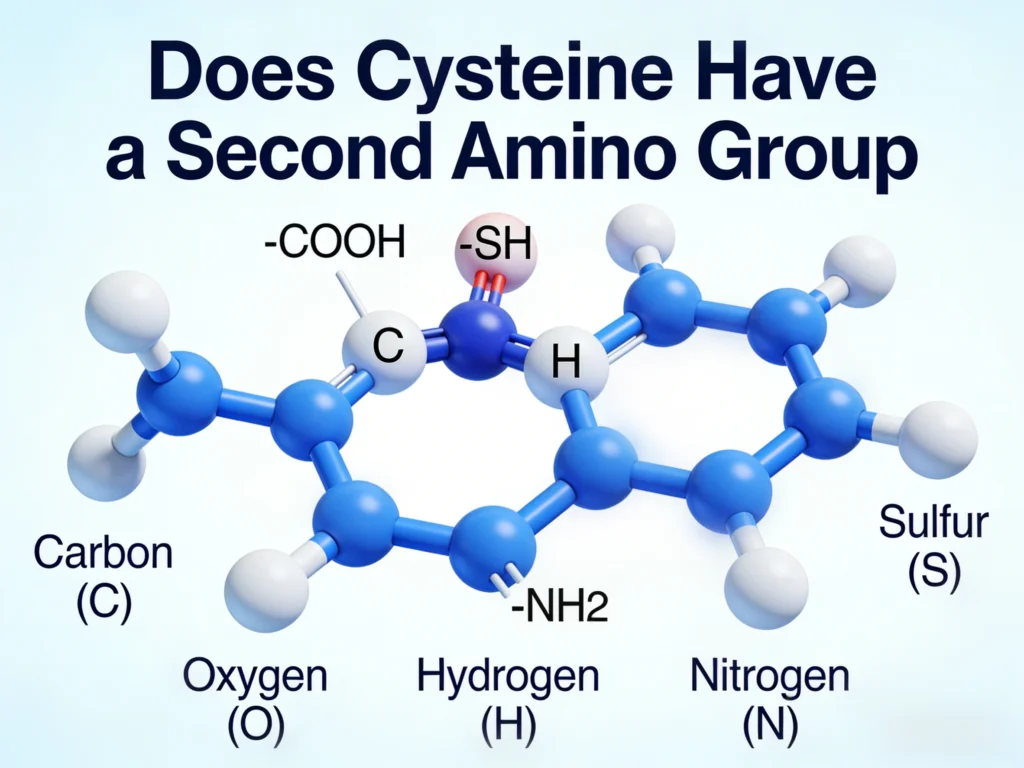 does cyseine have a second amino group
