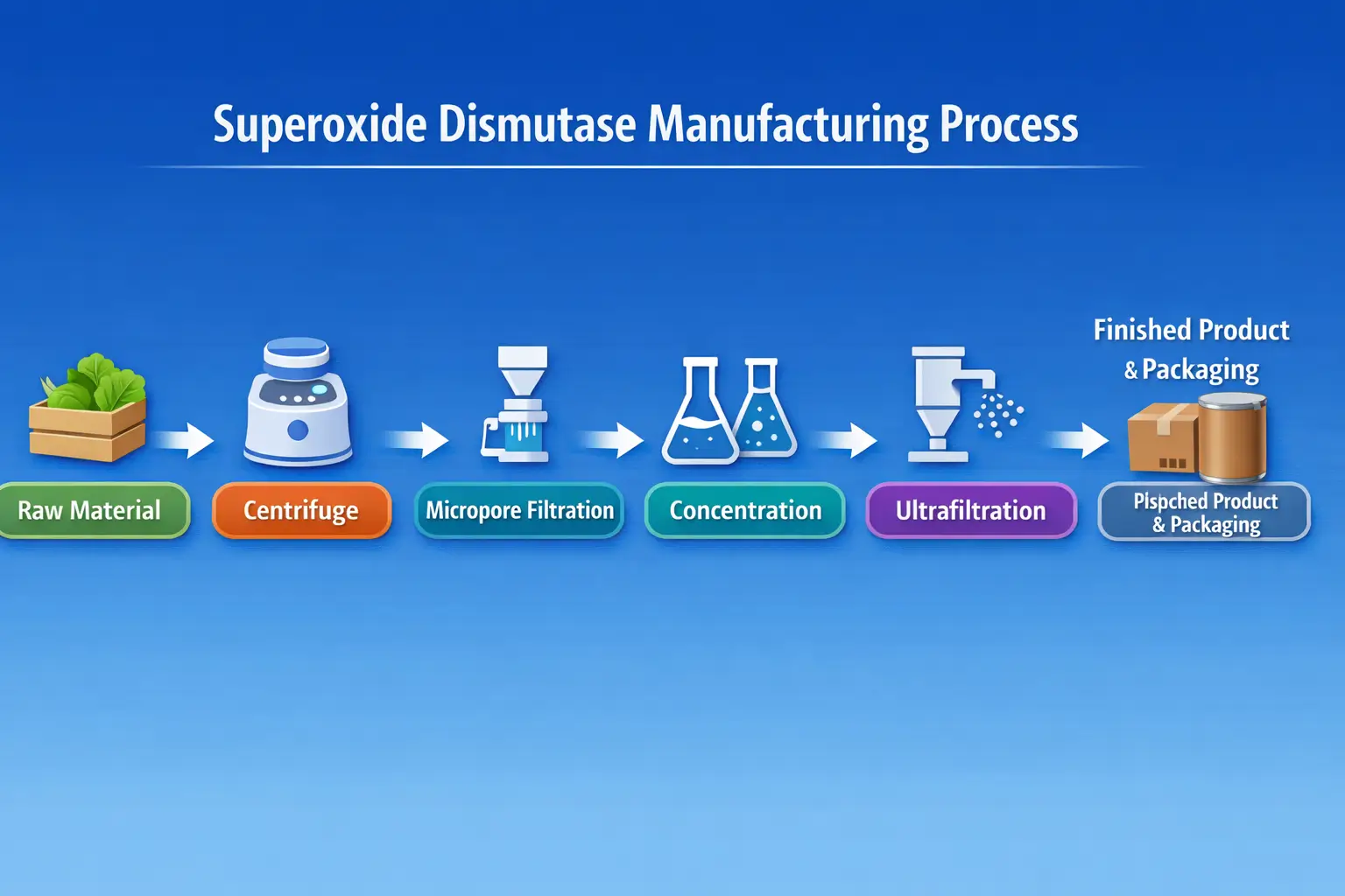 Superoxide Dismutase Manufacturing Process