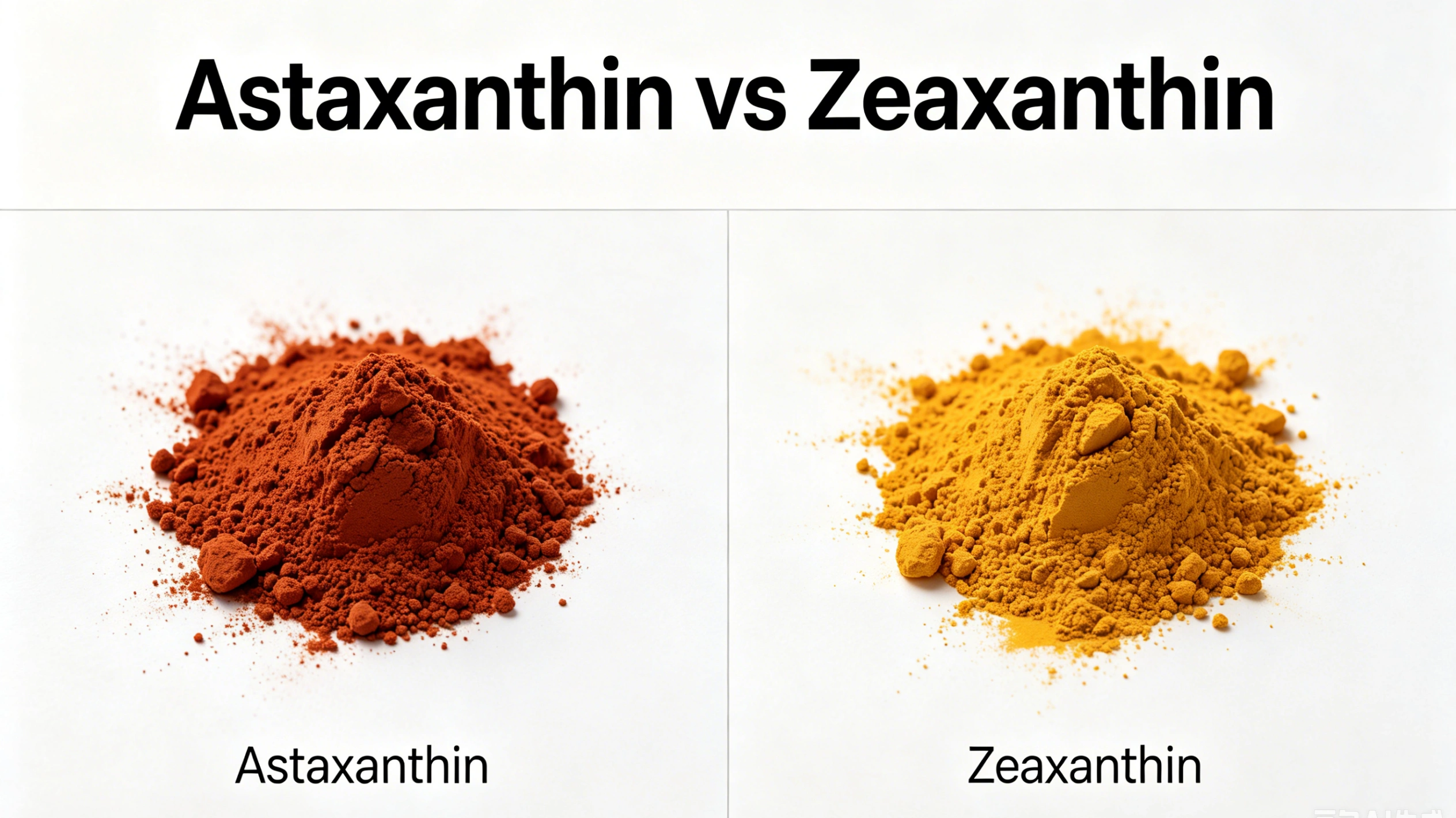 Astaxanthin vs Zeaxanthin