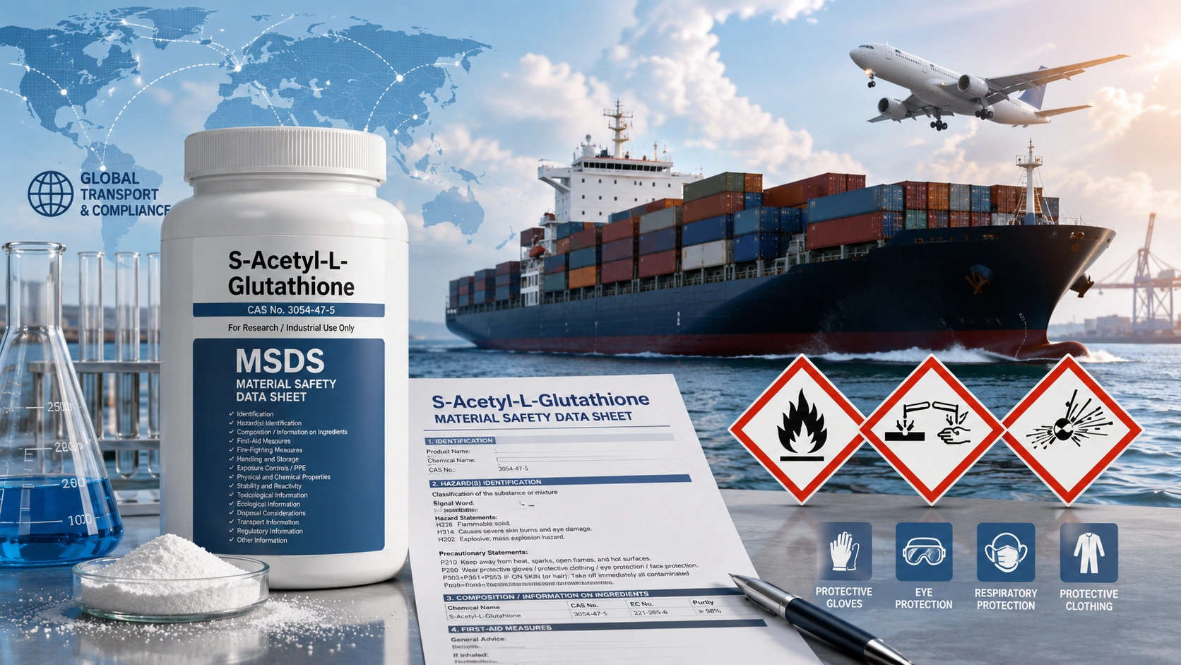 S-Acetyl-L-Glutathione MSDS