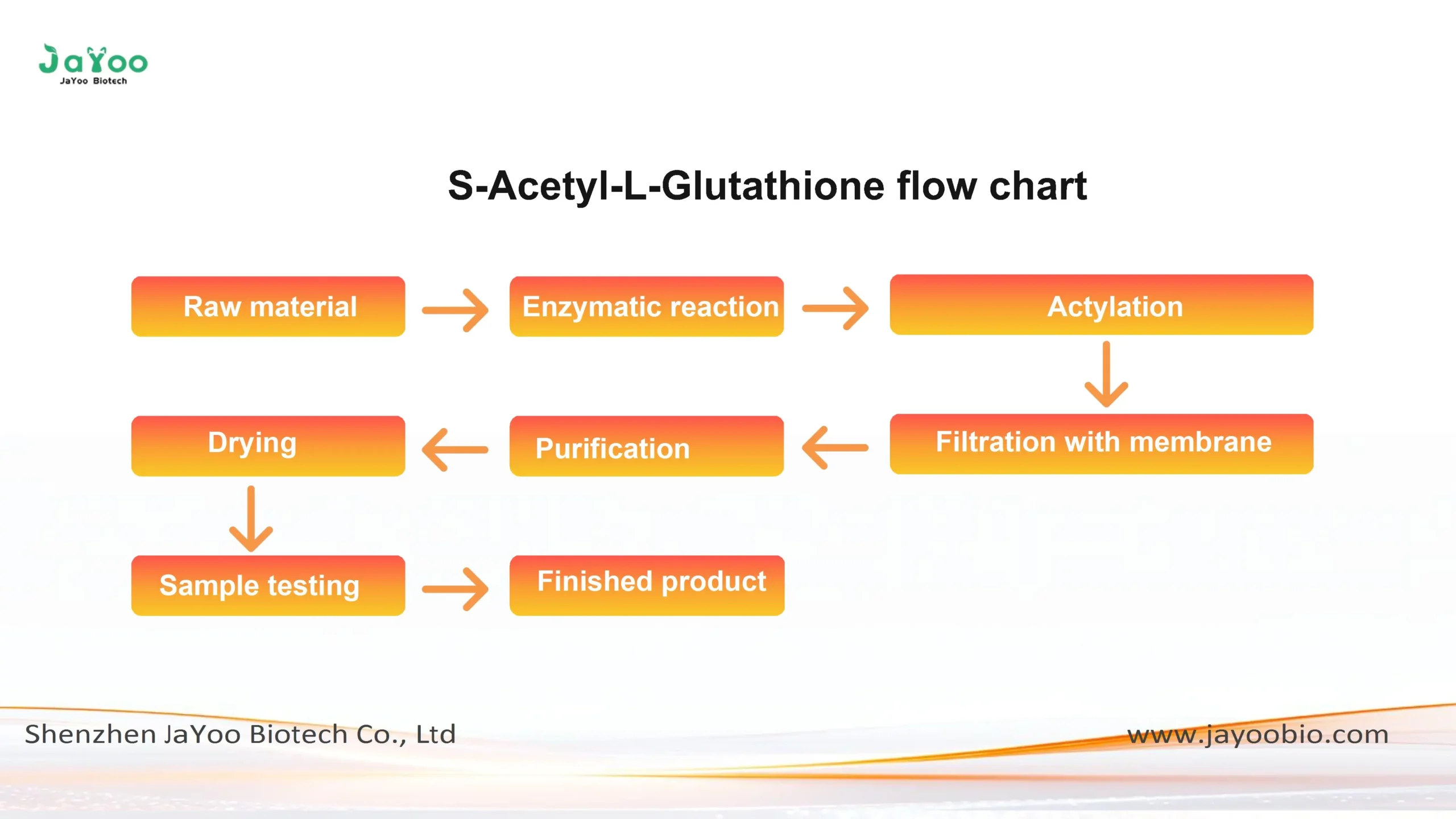 S-Acetyl-L-Glutathione flow chart