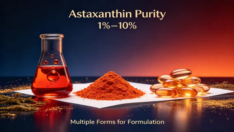 Astaxanthin Purity Level 1%-10%