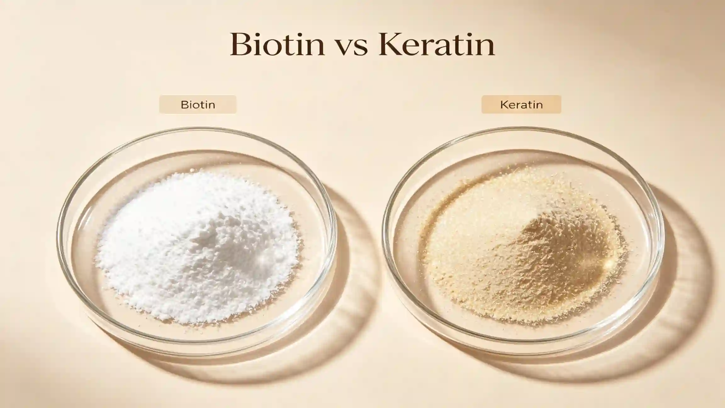 Biotin vs Keratin