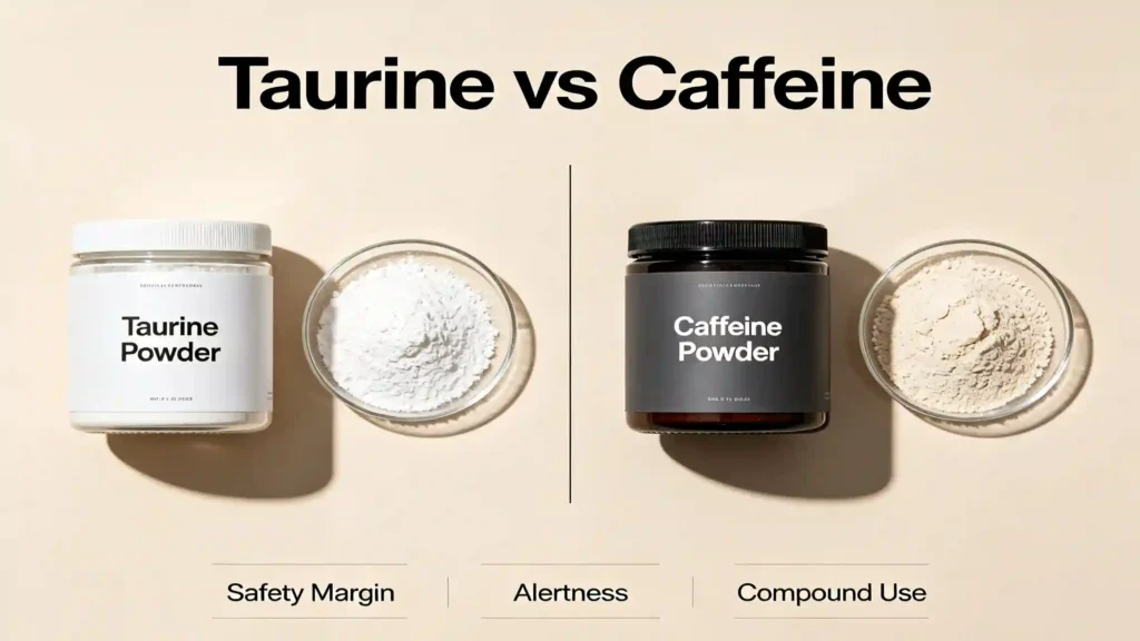 Taurine vs Caffeine