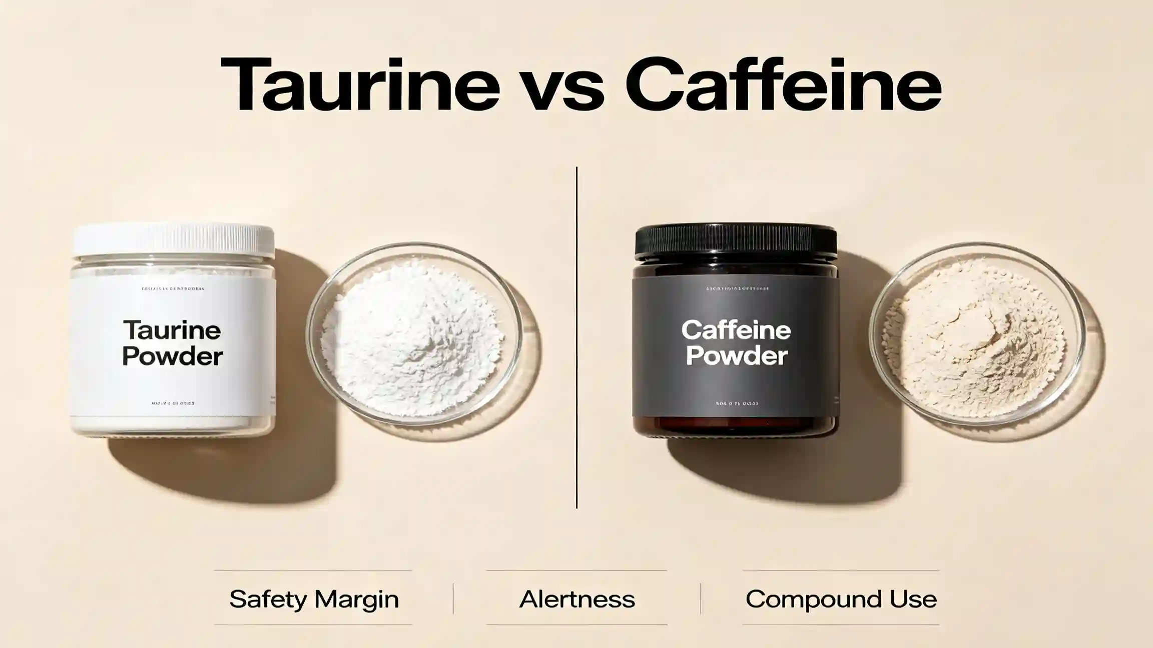 Taurine vs Caffeine